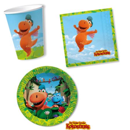 Drache Kokosnuss Party Set für 8 Kinder